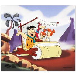 The Flintstones, "Family Car" Limited Edition Sericel with Letter of Authenticity.