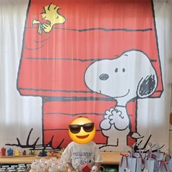 Snoopy Backdrop 