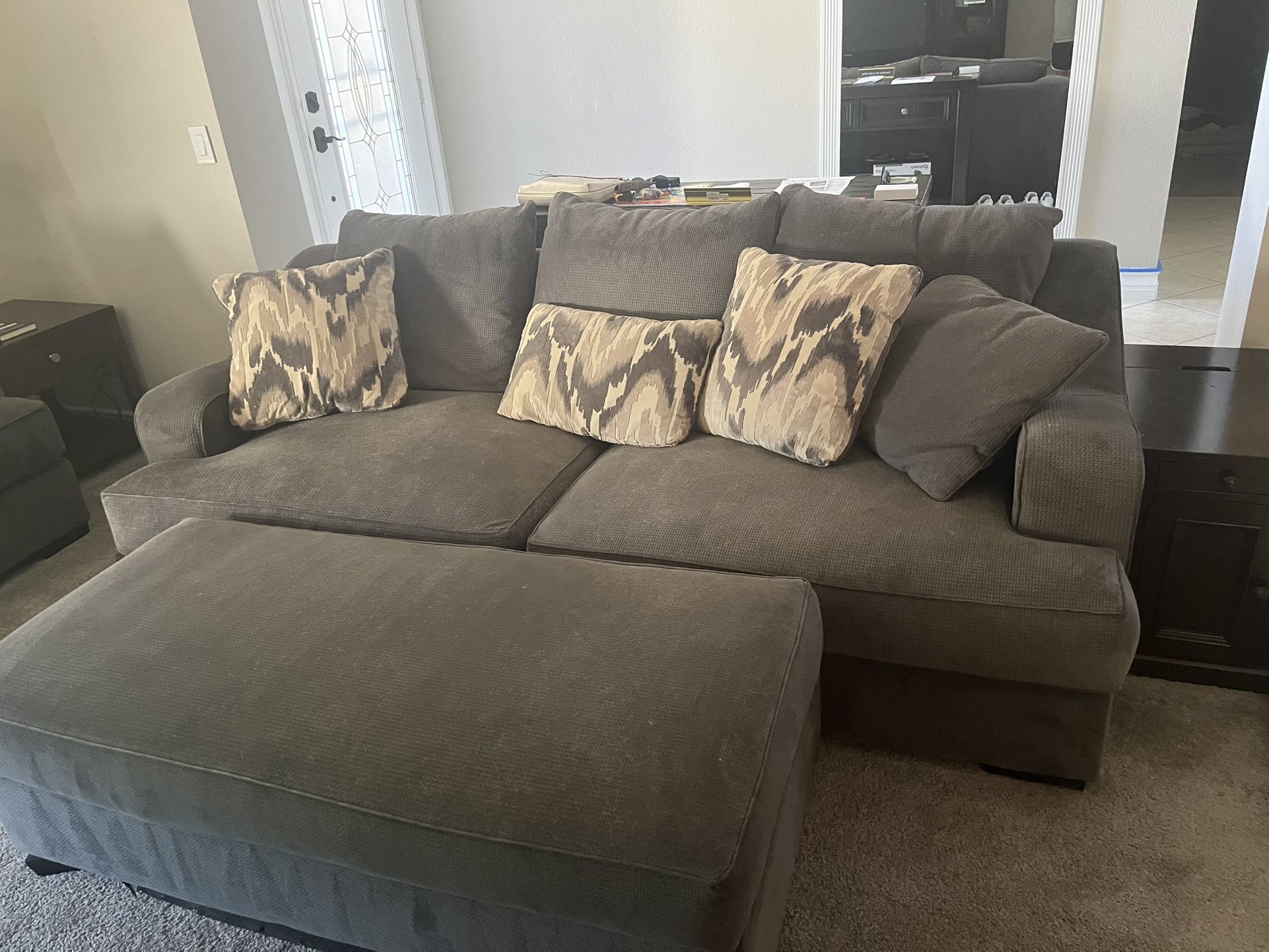 Couch, Loveseat and Ottoman