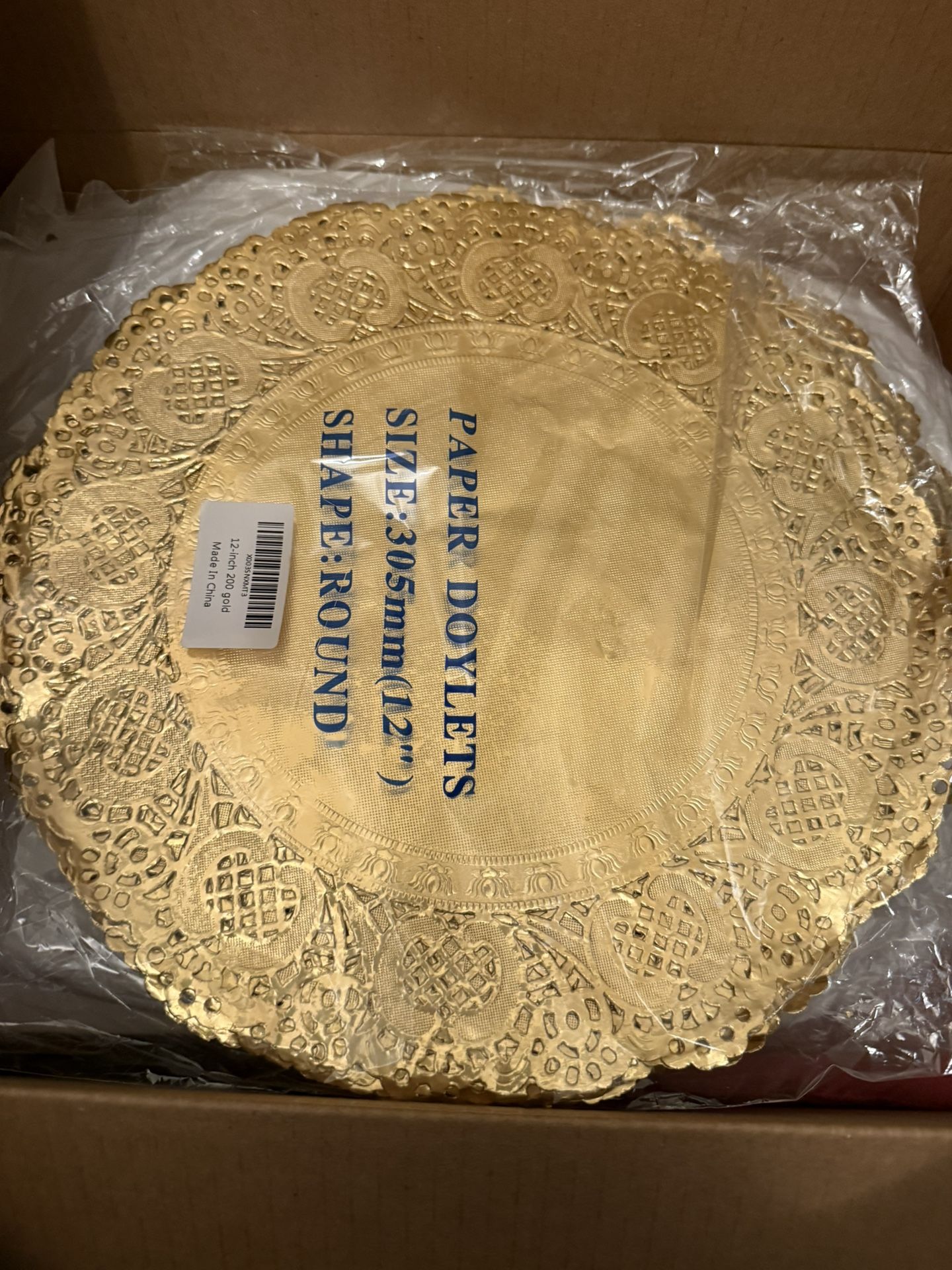 Gold Foil Paper Placemats