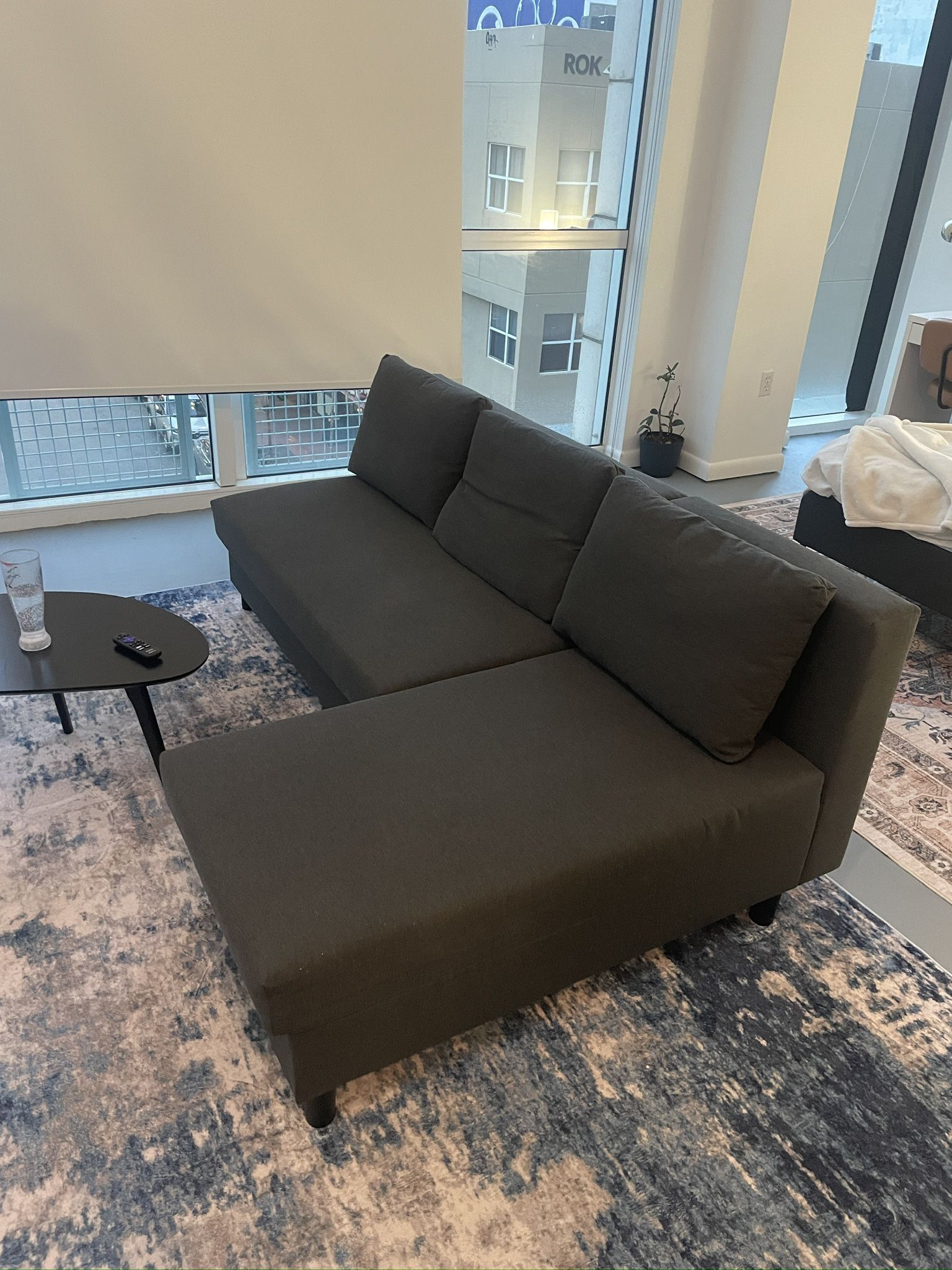 3-seat Sleeper Sofa With Chaise IKEA ALVDALEN