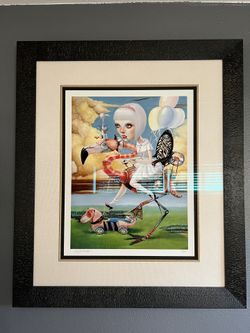 Framed Art Print By Leslie Ditto W/ Signature