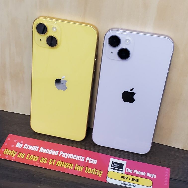 Apple iPhone 14 Plus 5G - $1 DOWN TODAY, NO CREDIT NEEDED