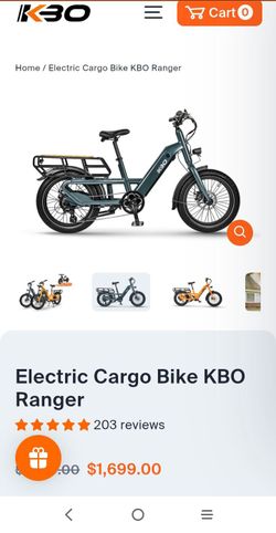 KBO Ranger Cargo Ebike + Trailer