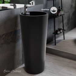Swiss Madison Monaco Pedestal Sink