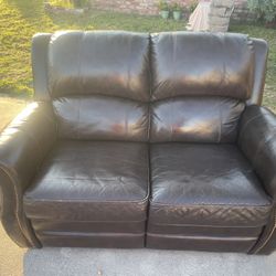 Authentic Leather Sofas.