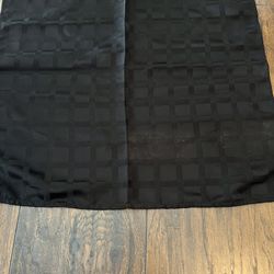 Black Fabric Placemats ( 3 Available)
