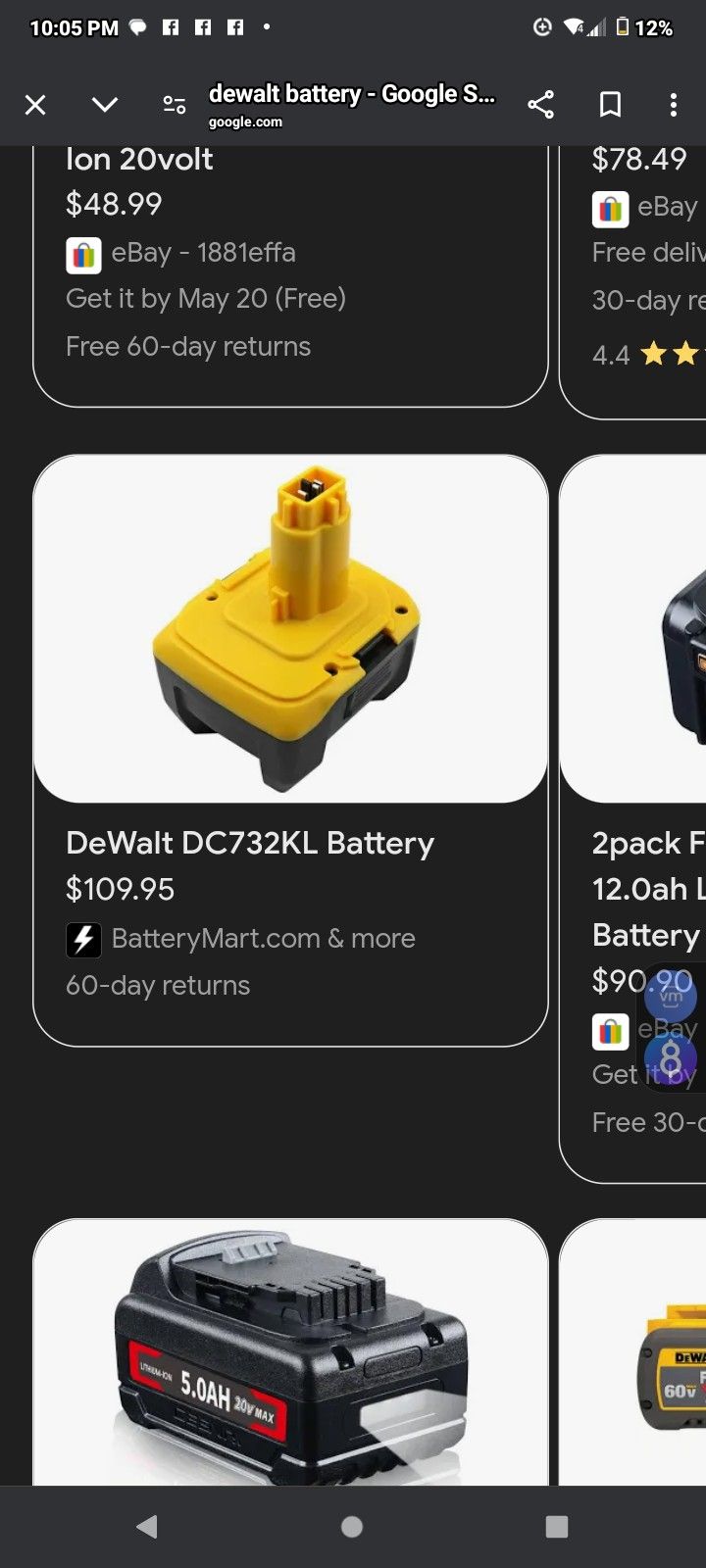DeWalt 20v Battery Ad