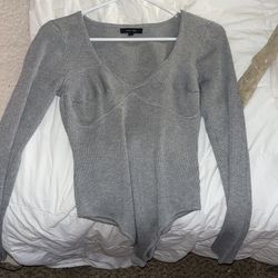 Gray Bodysuit 