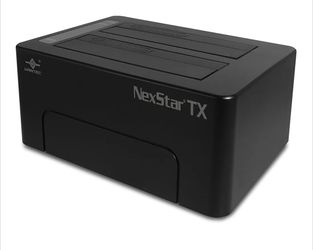 Vantec NexStar TX Dual Bay USB 3.0 Hard Drive Dock (NST-D428S3-BK)