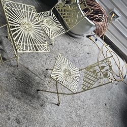 Metal Kid Table And Chairs