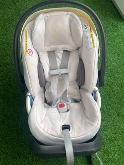 Cybex Cloud G Lux Infant Car Seat + Base — Seashell Beige