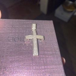 Silver Cross Pendant For Chain 