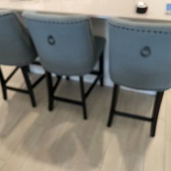 Counter Height Chairs (Set Of 3)