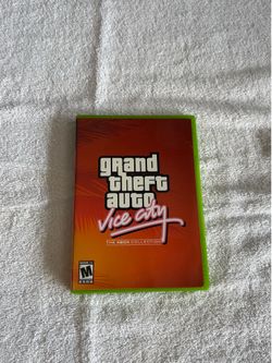 Original Xbox Grand Theft Auto Vice City game