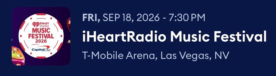 iHeart Radio Music Festival