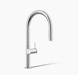 Kohler Components Pull-Down Kitchen Faucet, Vibrant French Gold