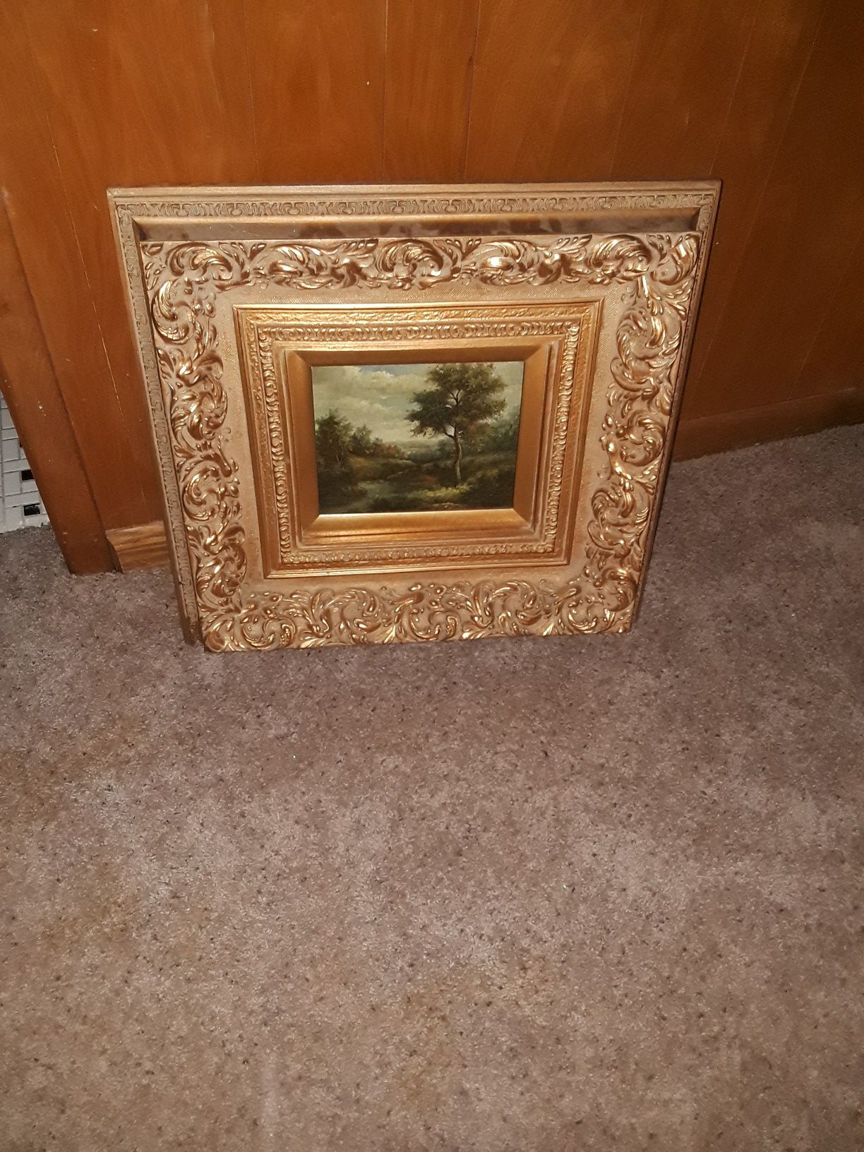 Gold Painted Frame