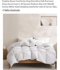 Down Feather Comforter KING size 