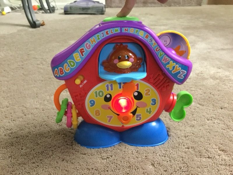 Fisher price laugh and learn peek-A-Boo Cuckoo Clock