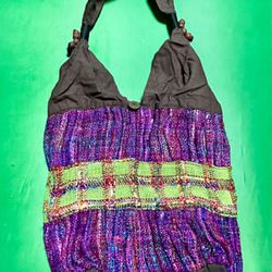 Nepal Silk Bag, Silk Shoulder Bag | hundred percent silk purse, made in Nepal
