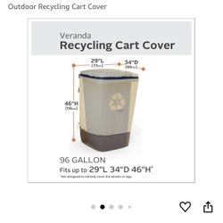 Trash Container Covers (x2) 
