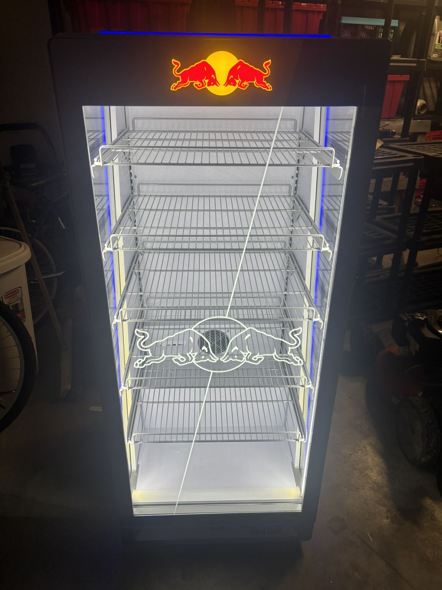 Red Bull Cooler 4 Feet Tall