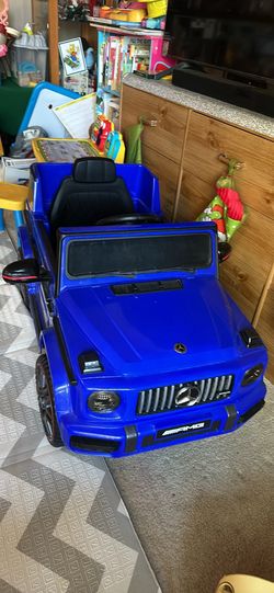 Mercedes-Benz Style Kids Electric Ride-On Car – Blue – Excellent Condition