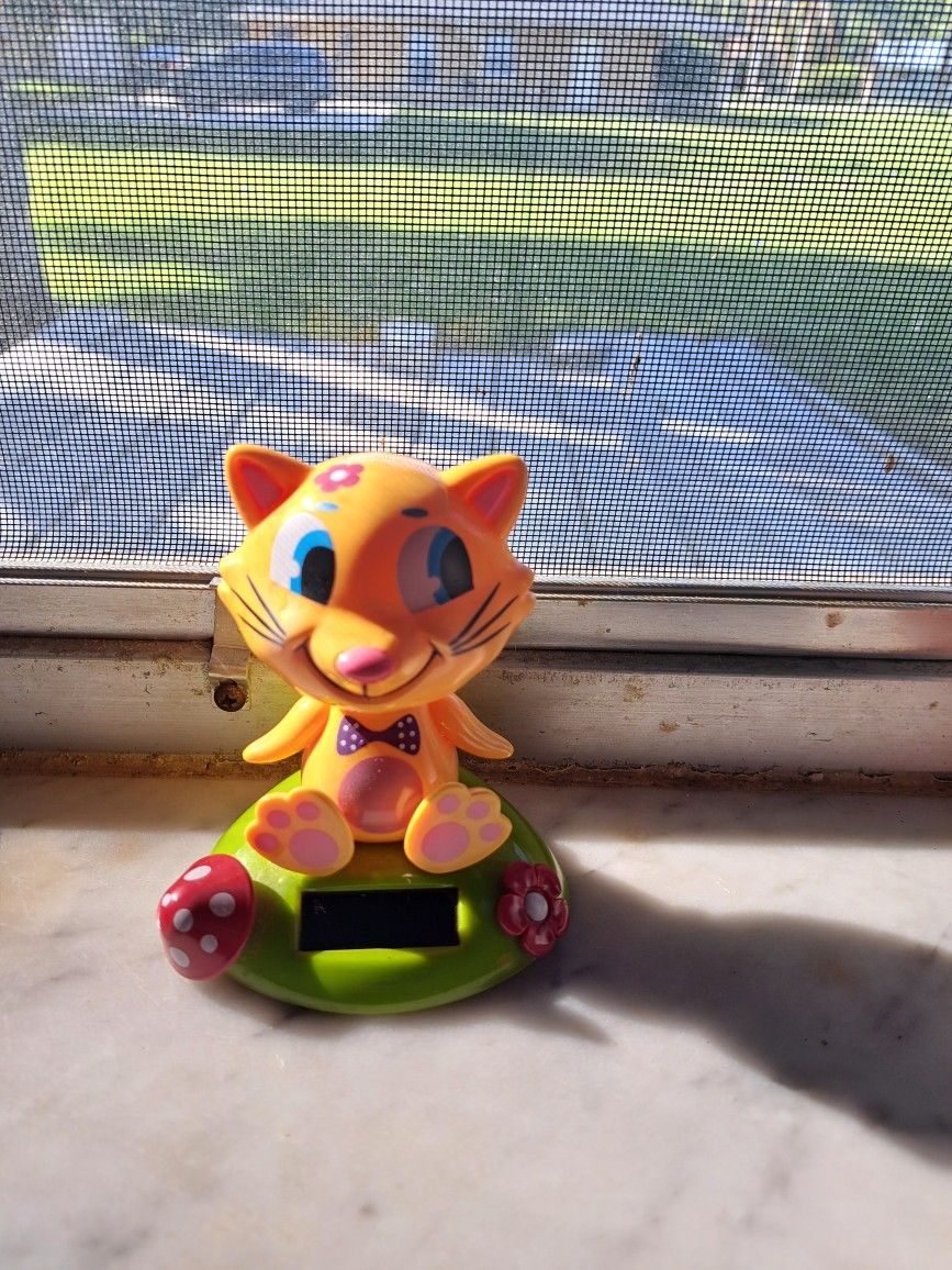 Solar Cell Powered Cat