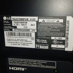 75" LG Tv Motherboard 