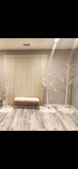 Christmas birch trees set of 3