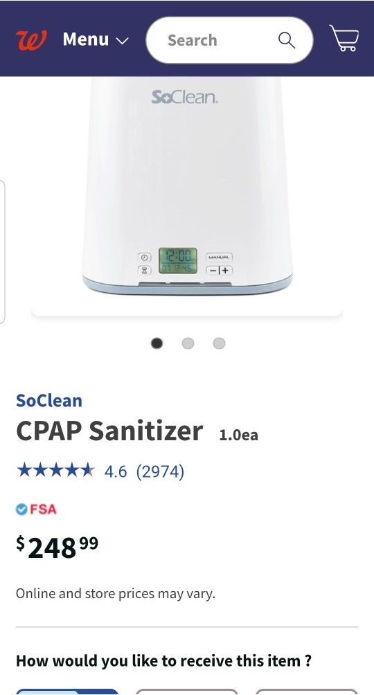 Soclean 2 CPAP Cleaner.   New in Box. 