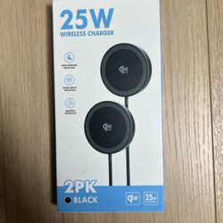 2pcs 25W Wireless Charger 