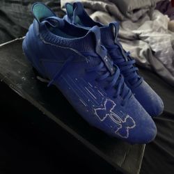 Under Armour Blue Cleats