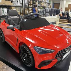 UBesGoo 12V Licensed Mercedes-Benz Electric Ride-On Car for Kids, Power Wheels with Parental Remote Control, 