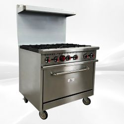 36 ins 6b NSF oven ranges HFSO-36