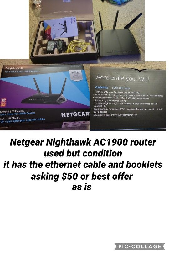 Netgear Nighthawk AC1900 Router 