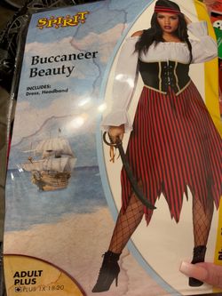 Spirit Buccaneer Beauty Pirate Costume Adult Plus