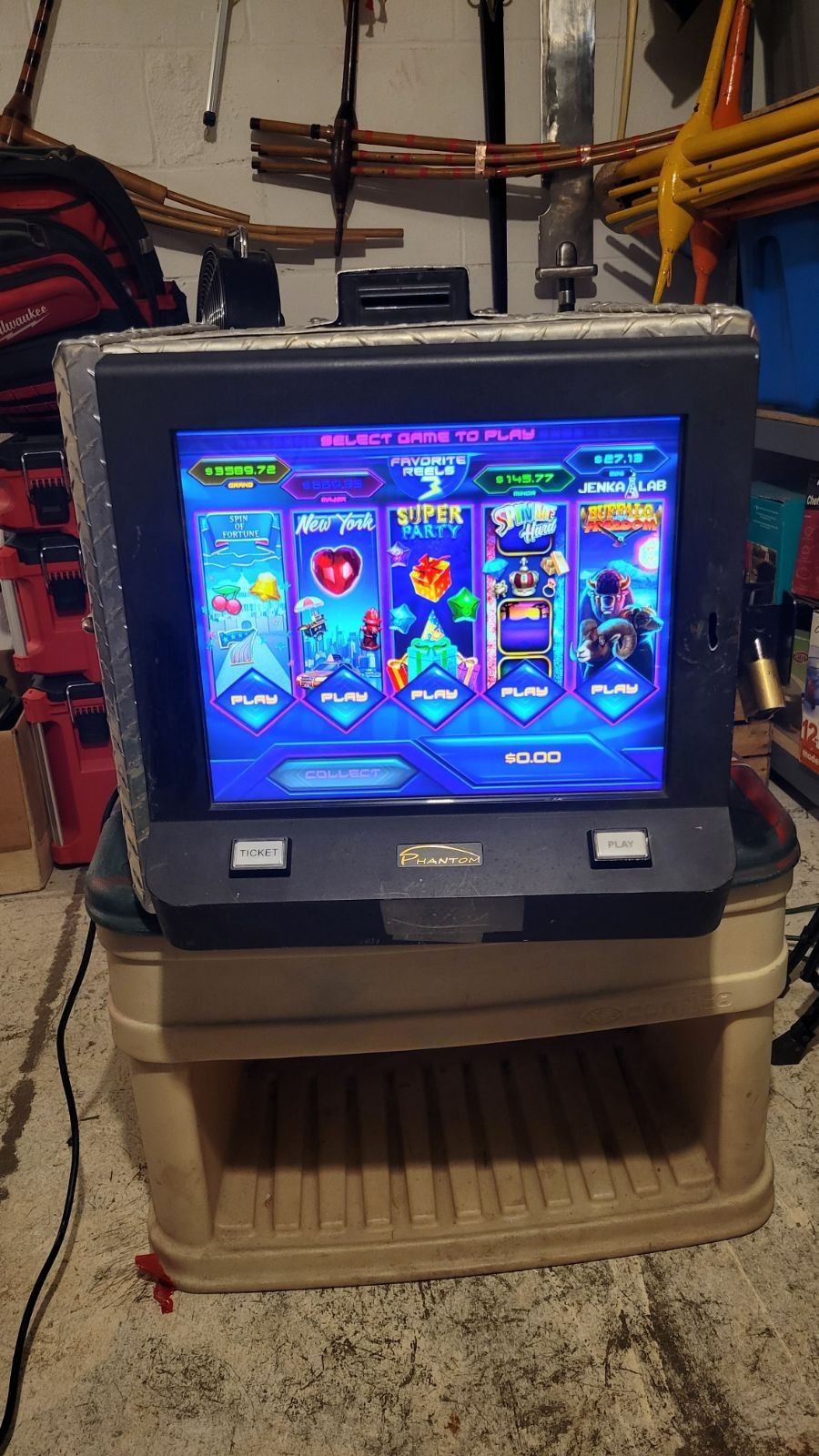 5 In 1 Multi Game Slot Machine
