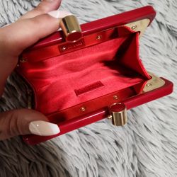 Miu Miu Red Clutch Purse 