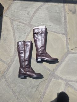 Eco Brown Leather Riding Boots | Size 36 | Barely Worn | Equestrian Fall Boots
