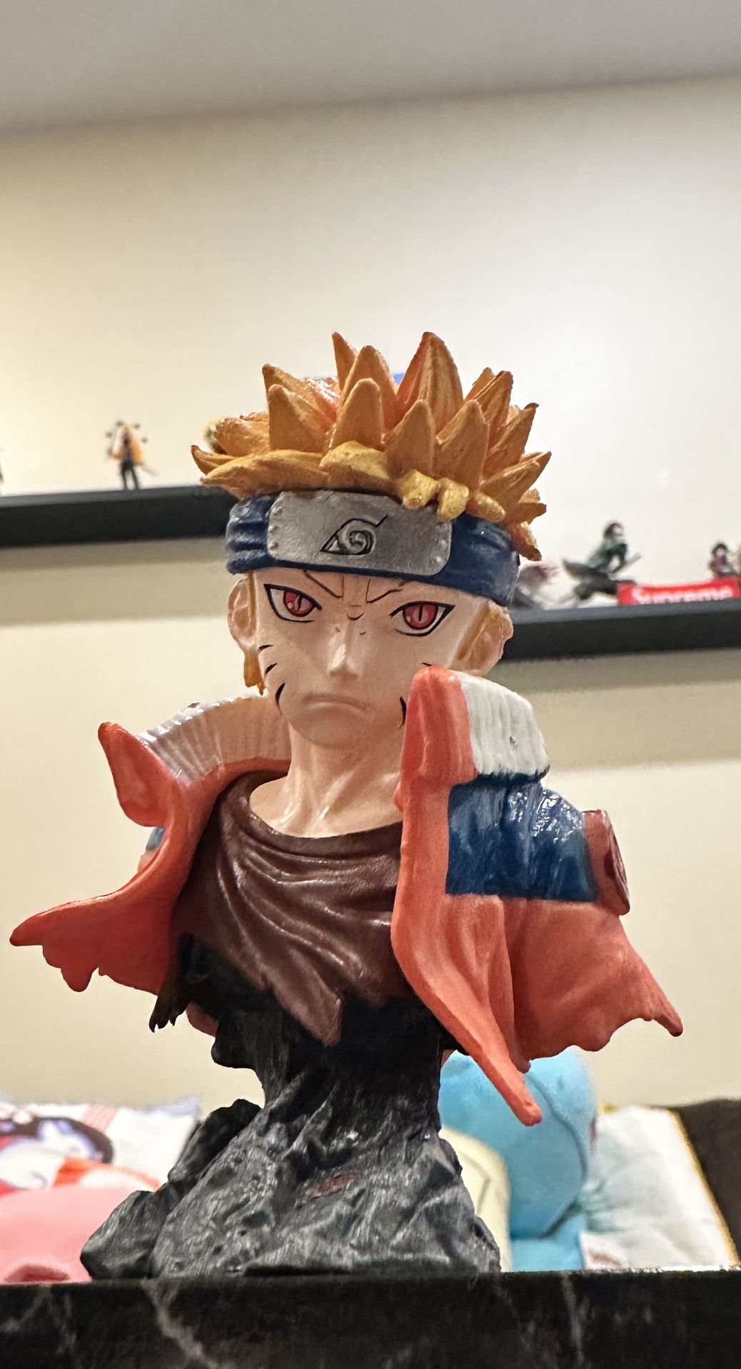 Naruto Uzumaki Head Bust PVC Figure Statue Toy Gift Desk decor
