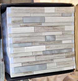 Ocotillo 12 in. x 12 in. x 0.16 in. Stone/Glass/Metal Mesh-Mounted Mosaic Wall Tile 