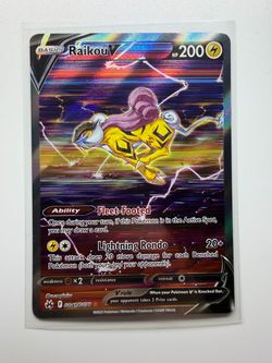 Raikou V Pokémon Card GG41/GG70 Holo