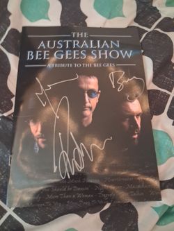 Signed Australian Bee Gees Show Program