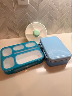 Kids Lunch/snack boxes bundle: GoBe snack spinner & Bento boxes