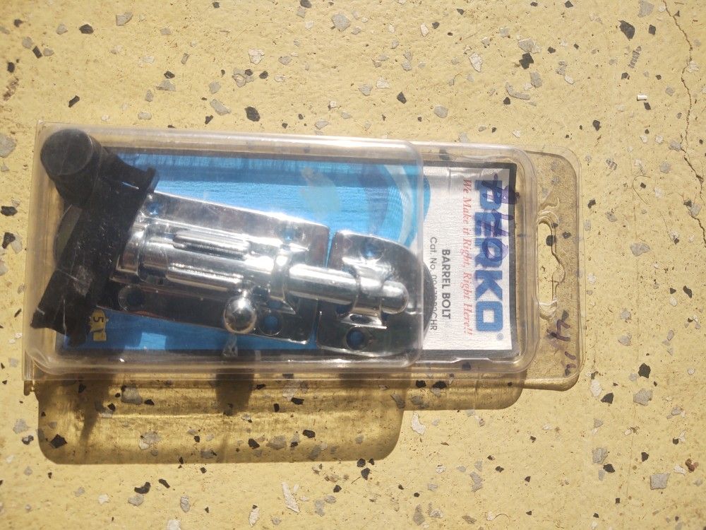 Perko Barrel Bolt 4" Brand New