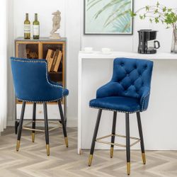 BLACK FRIDAY- Two Stools Navy Blue 24”