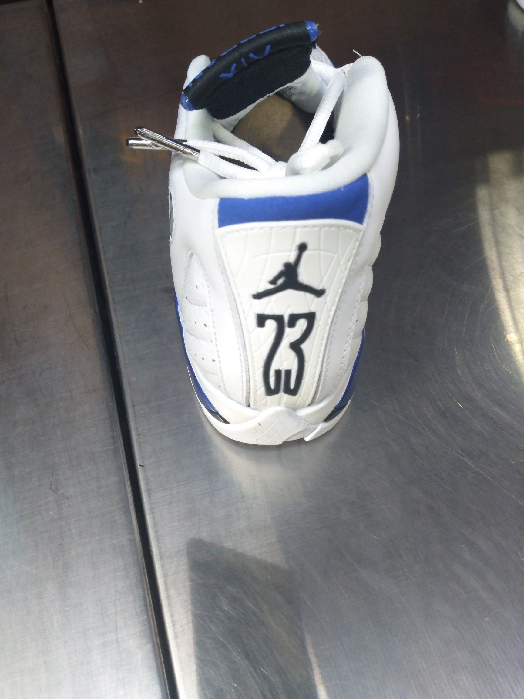 New Air Jordan retro 14 blue/white sz.6.5.. available now.. but not in stores yet