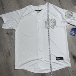 Mayos De Navojoa Baseball Jersey Mens Large White NWT El Siglo LMB Mexico FLAW